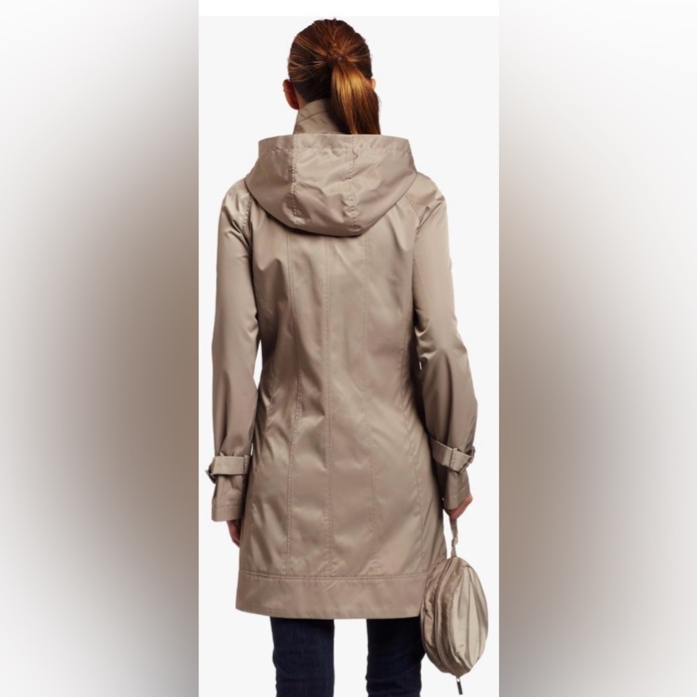 New CALVIN KLEIN Tan Wind/ Rain Trench Coat Size: XL - Picture 2 of 15